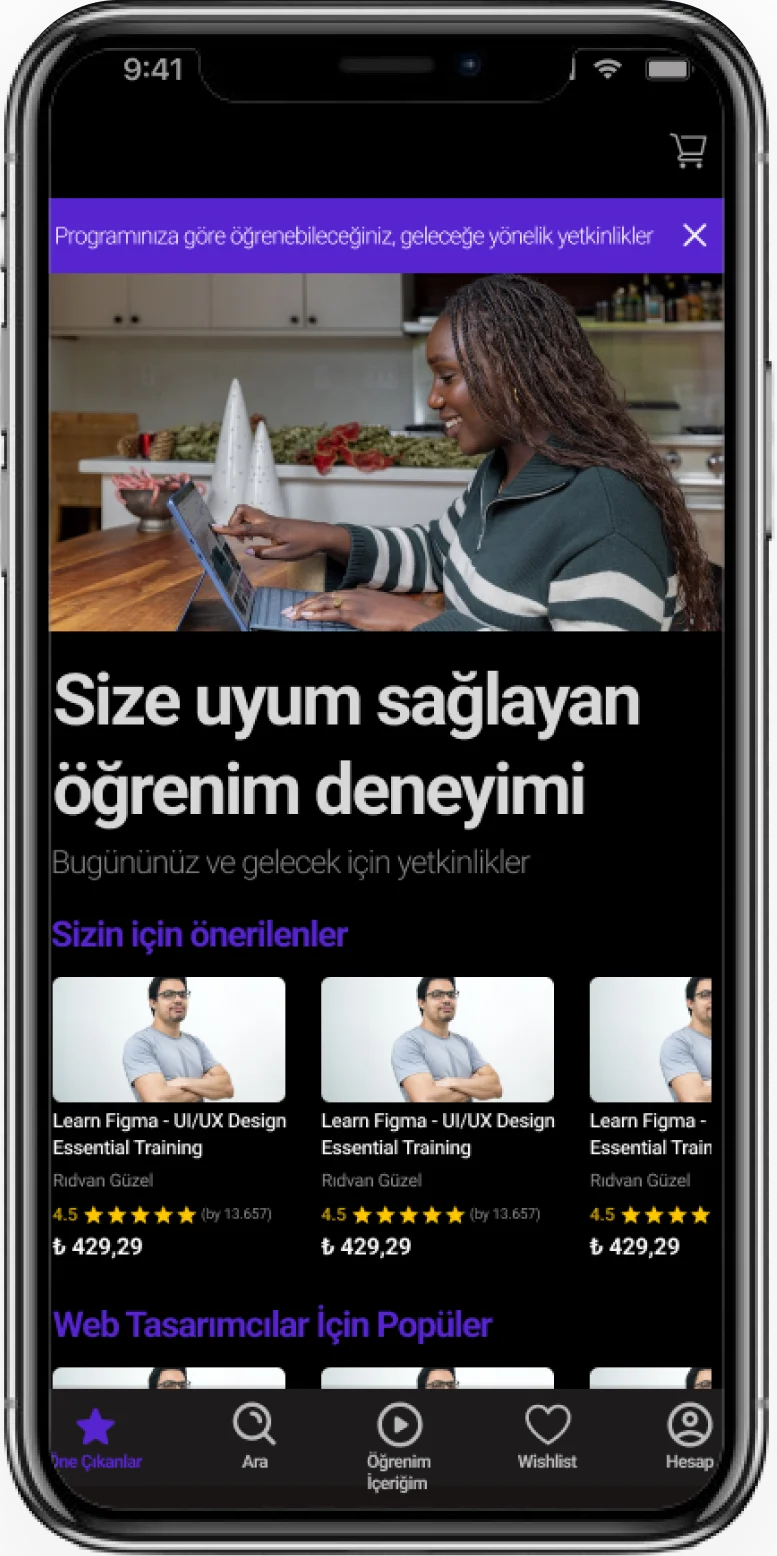 Udemy platform leveraging our agentic AI platform