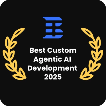 Award logo 1 for AI development company