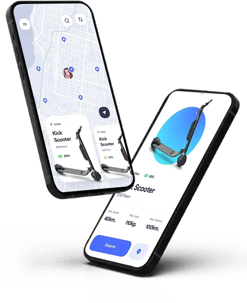 eScooter Mobile App Development